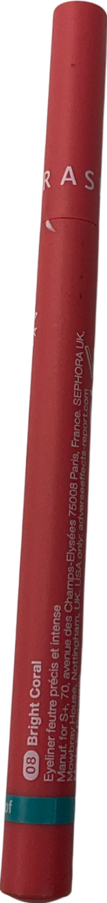 sephora Waterproof 12h Retractable Eyeliner Pencil Bright Coral 1ml