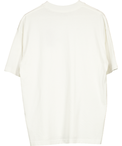 All Saints White Biggy Crew Neck T-shirt UK XS