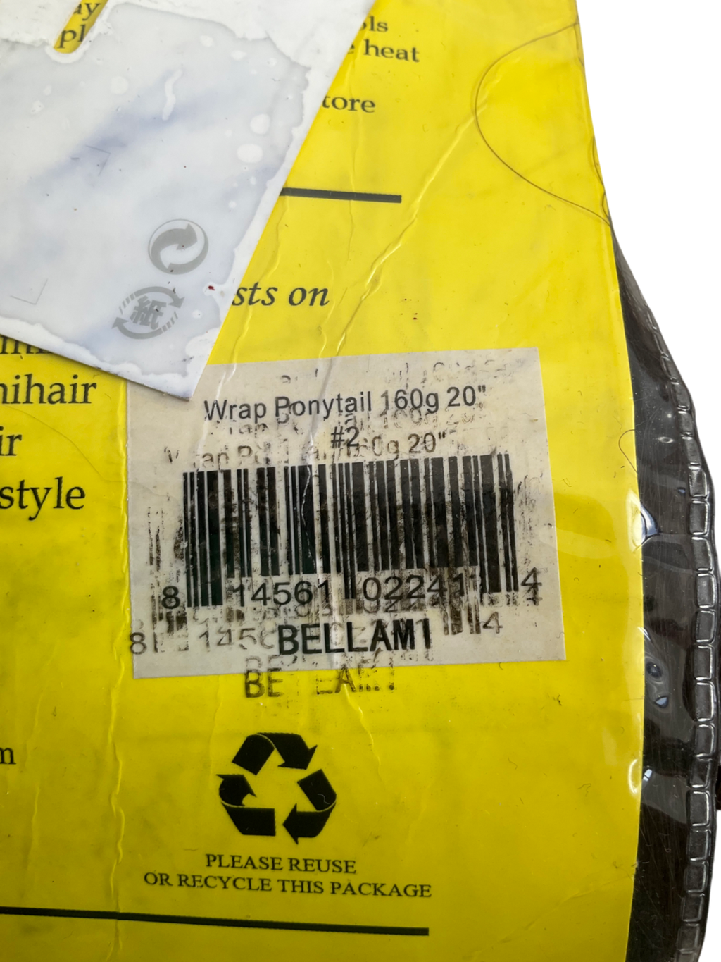 Bellami Wrap Ponytail 160g 20” Hair Extension In #2 Dark Brown One Size