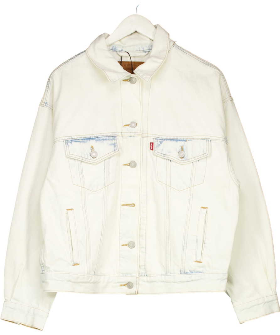 levis Cream Levi's Trucker Jacket UK M