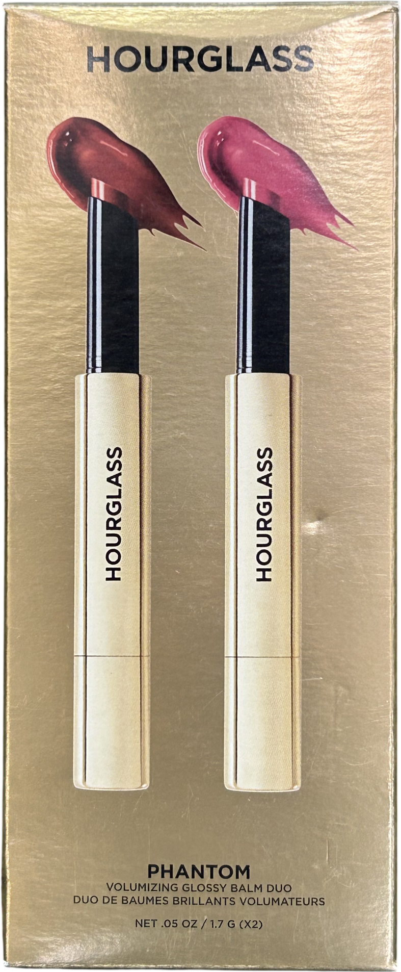Hourglass Volumizing Glossy Balm Duo 1.7G X 2