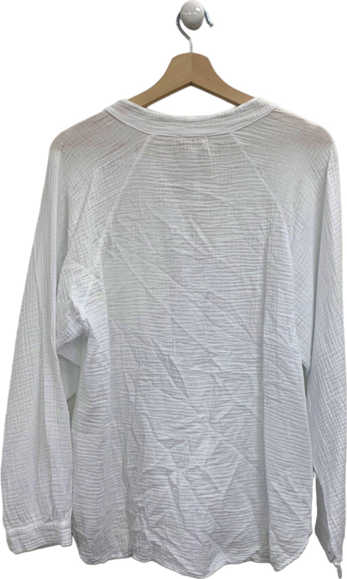 Lola Rae White Long Sleeve Shirt One Size