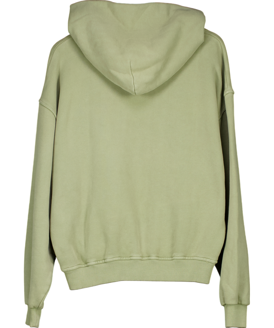 Mutual Differences Green Basics Oversized Hoodie UK L