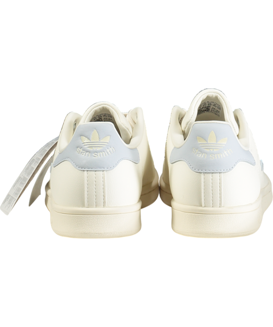 adidas White Off-white/ Pale Blue Stan Smith Trainers UK 6.5 👠