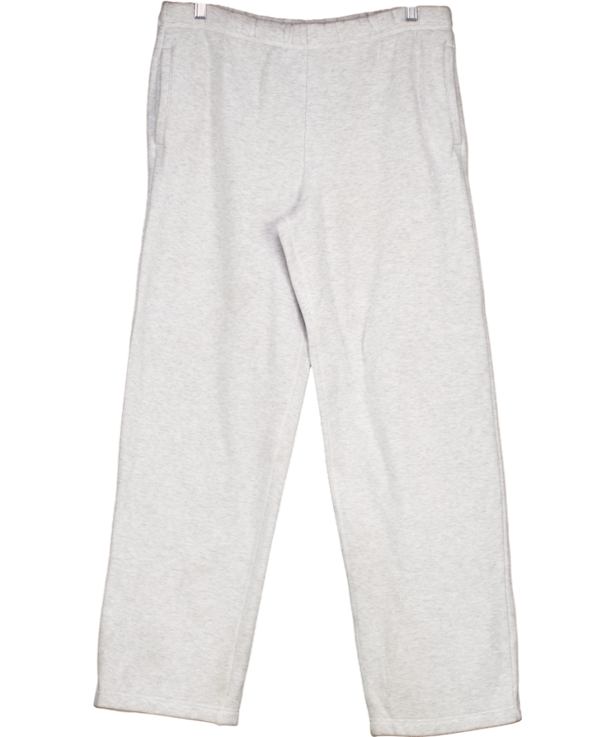 SKIMS Grey Cotton Blend Straight Leg Track Pants UK XS