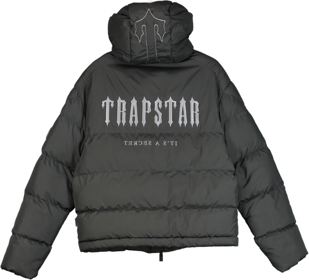 Trapstar Black Puffer Jacket UK S