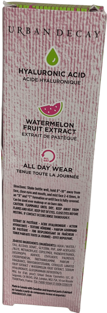 Urban Decay All Nighter Hyaluronic Setting Spray 118ml - Reliked