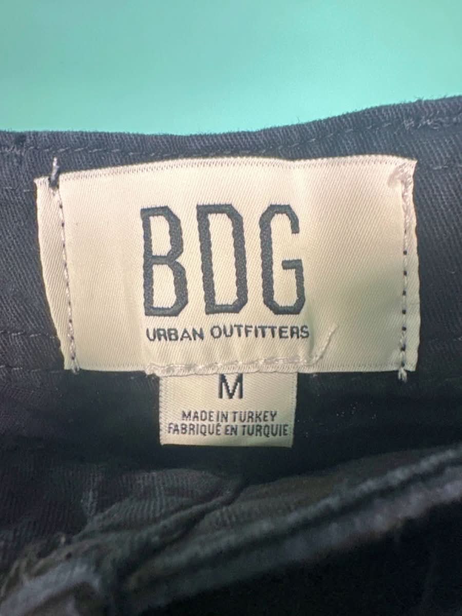 Urban Outfitters BDG Black Cargo Utility Styling Relaxed Fit Trousers UK W32 - Reliked