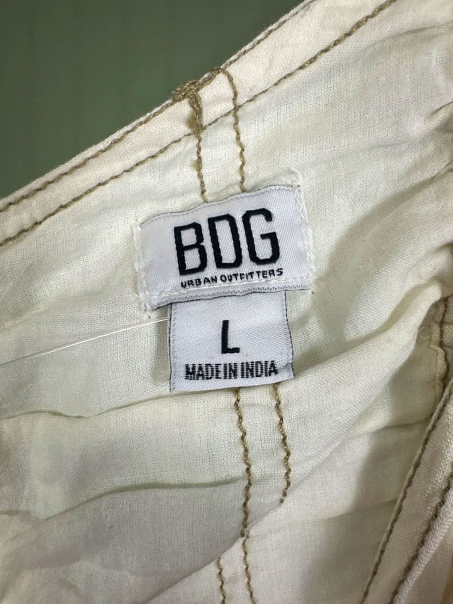 Urban Outfitters BDG Cream ruched cami top UK L - Reliked