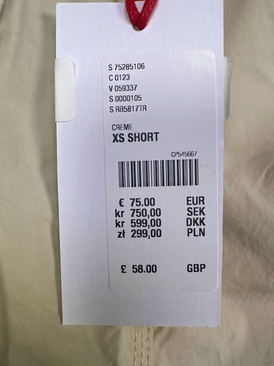 Urban Outfitters BDG Cream Y2K Cargo Low Rise Utility Styling Relaxed Fit Trousers XS - Reliked