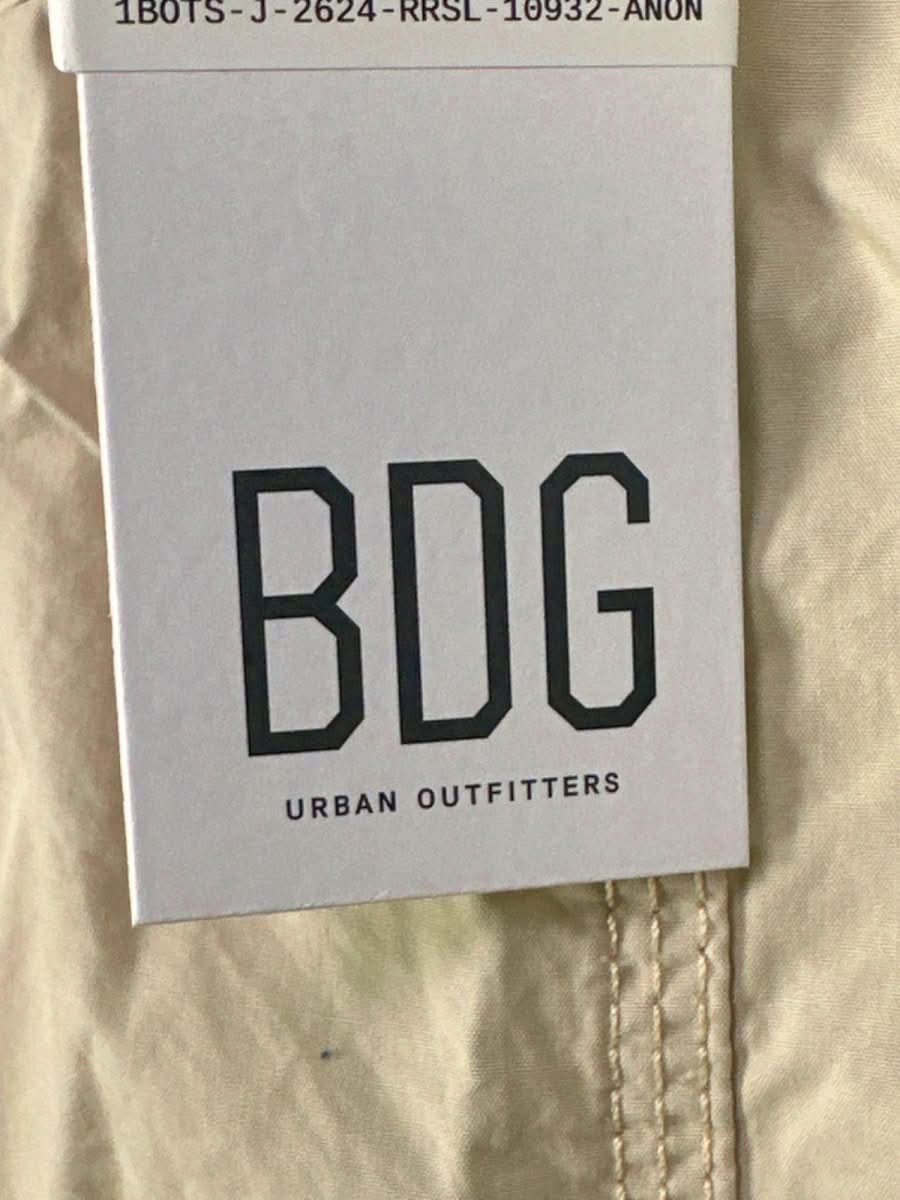 Urban Outfitters BDG Cream Y2K Cargo Low Rise Utility Styling Relaxed Fit Trousers XS - Reliked