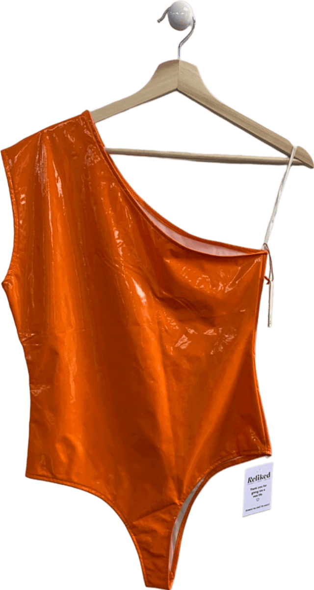 Urban Outfitters BDG Orange One - Shoulder Bodysuit Size M - Reliked