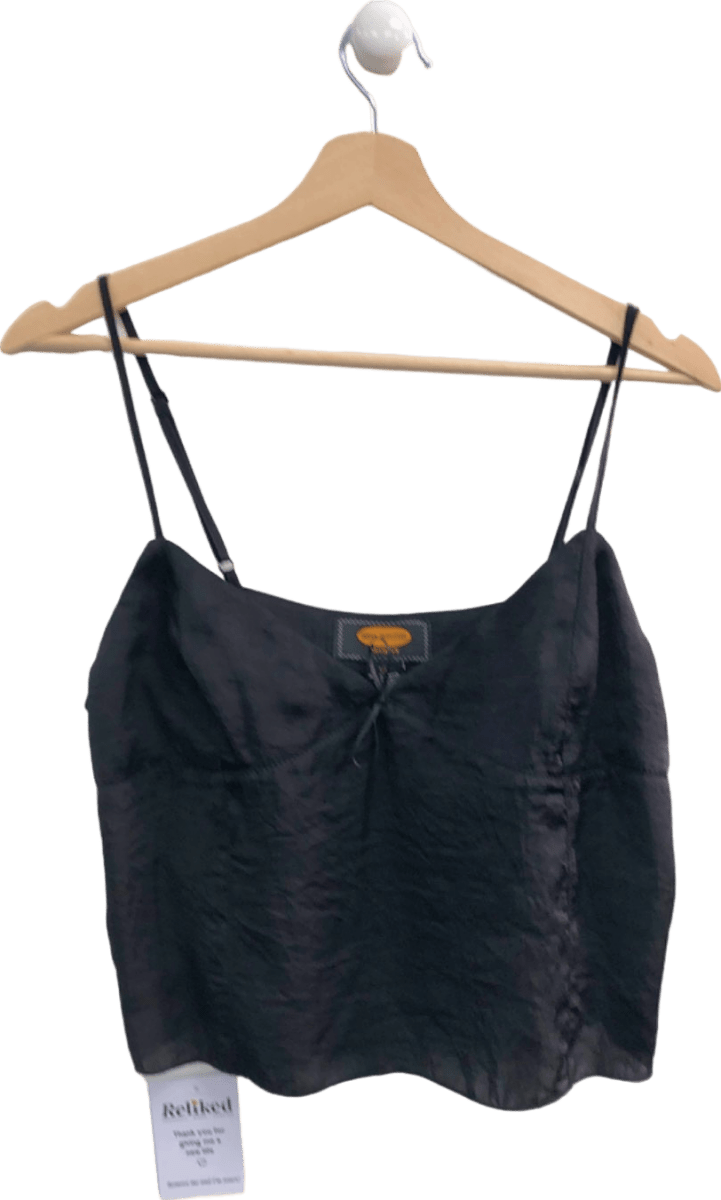 Urban Outfitters Black Cami Top UK L - Reliked