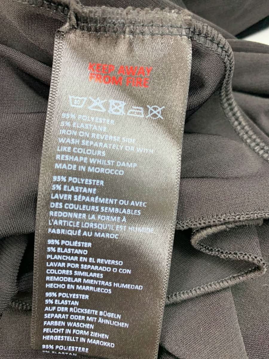 Urban Outfitters Black Ruched Front Top XL - Reliked