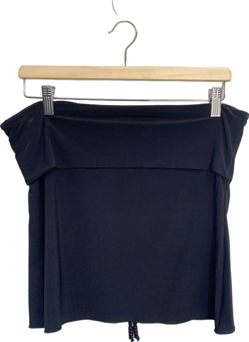 Urban Outfitters Black Ruched Front Top XL - Reliked