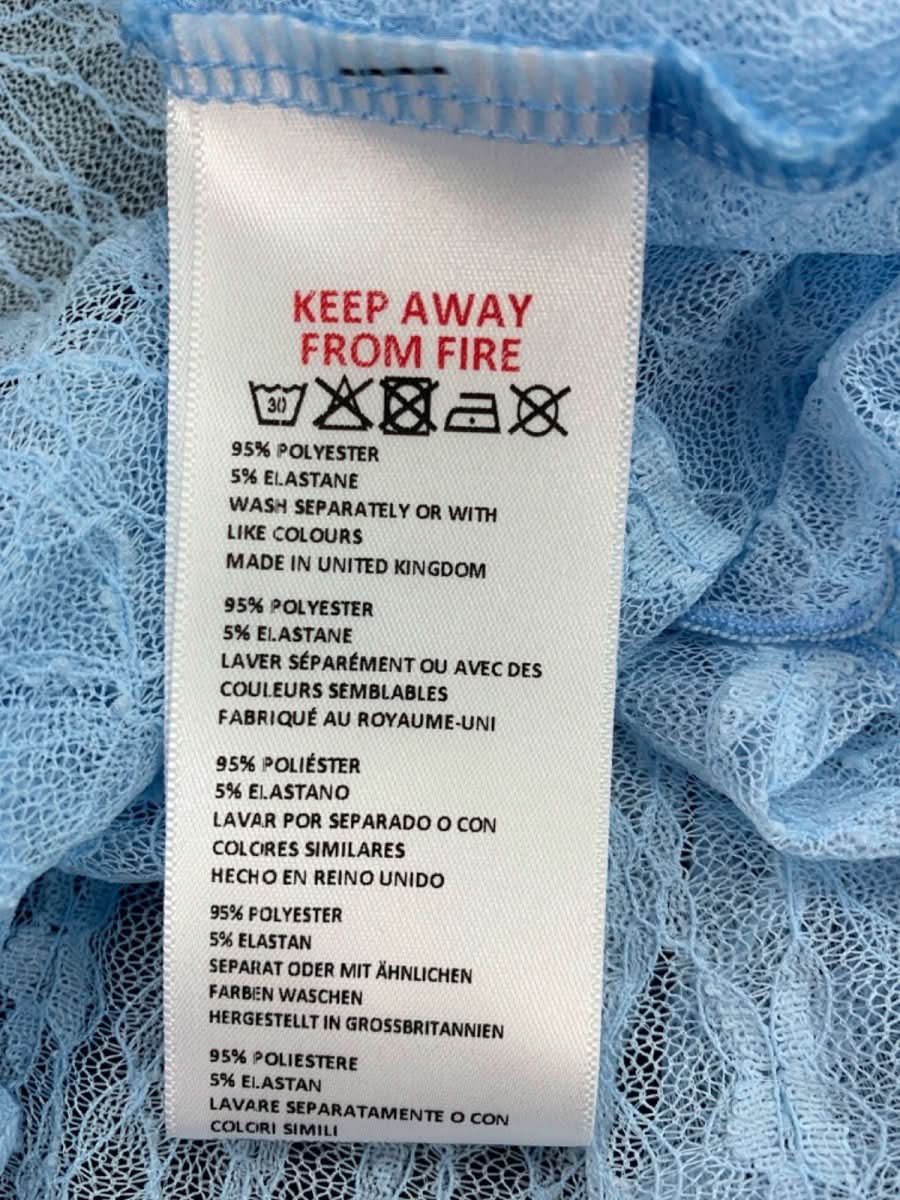 Urban Outfitters Blue Lace Bralette XL - Reliked