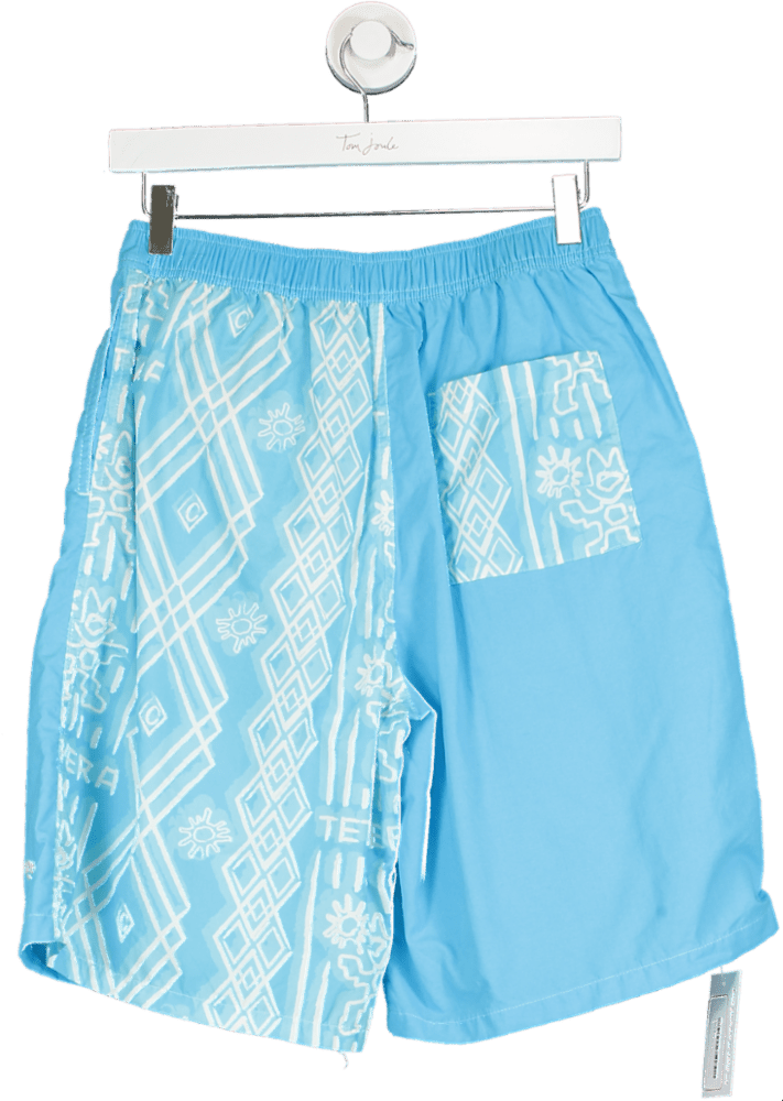Urban Outfitters Blue Patterned Swim Shorts XS - Reliked