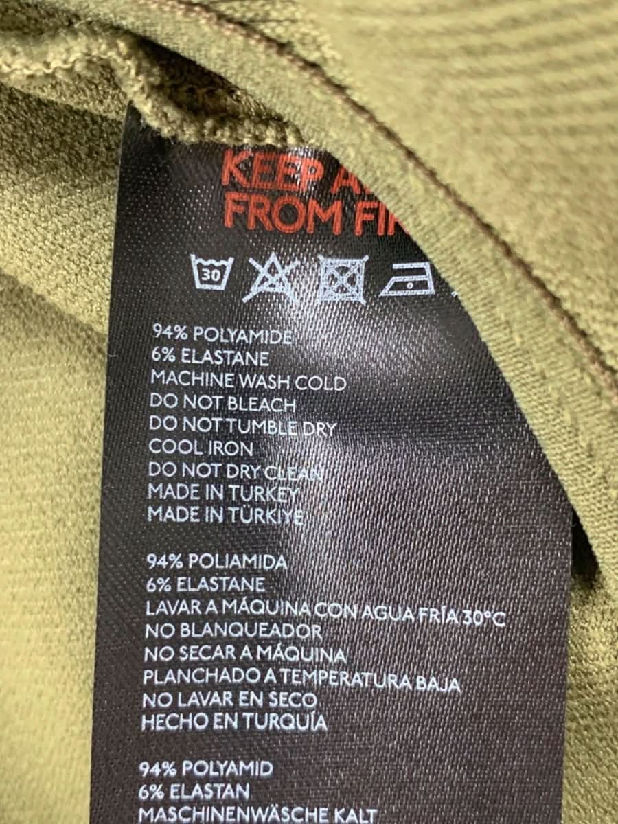 Urban Outfitters Olive Green Ribbed Long Sleeve Top L - Reliked