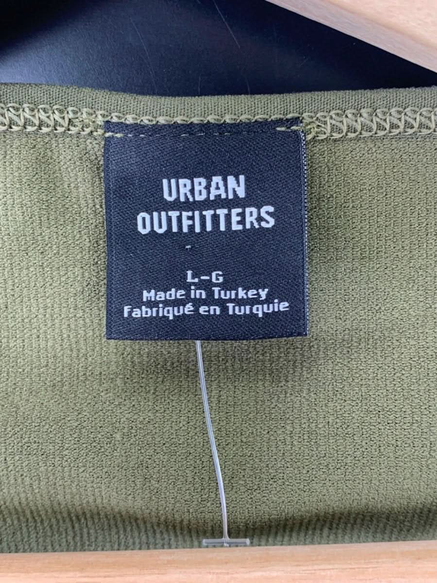 Urban Outfitters Olive Green Ribbed Long Sleeve Top L - Reliked