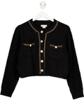 Urban Revivo Black Multi - pocket Tweed Jacket UK M - Reliked