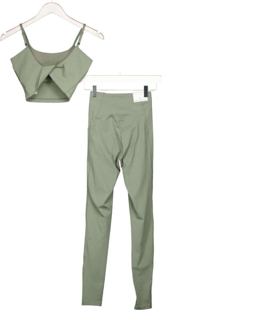 usa pro Green Usa Pro High Rise Seamless Tights And Top UK 8 - Reliked