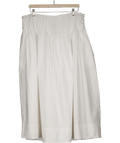 V by Very White Pleated Waist Detail Midi Skirt UK 18 - Reliked