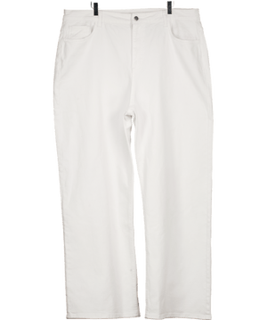 V by Very White Straight Leg Jeans UK 20