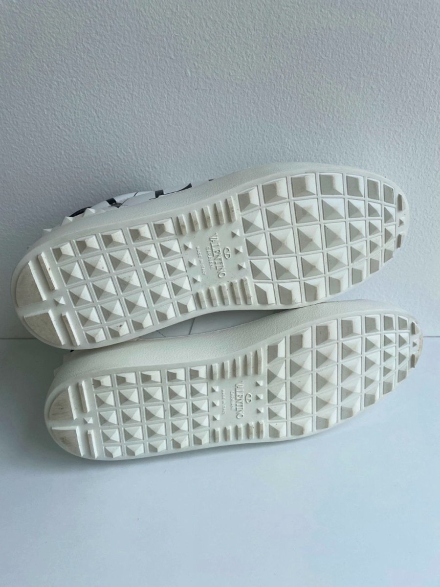 Valentino White VLTN Leather Trainers EU 36 UK 3 - Reliked