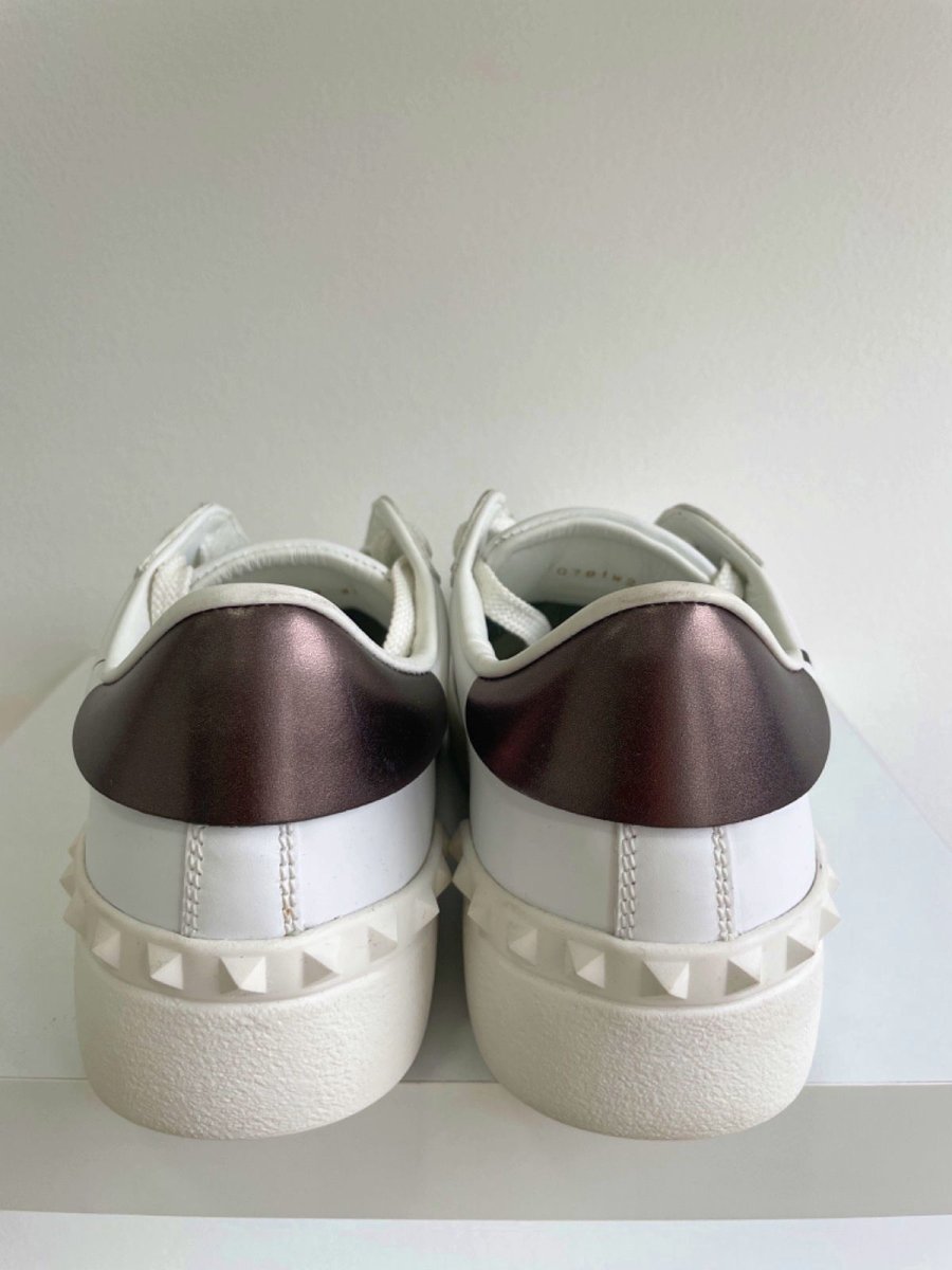 Valentino White VLTN Leather Trainers EU 36 UK 3 - Reliked
