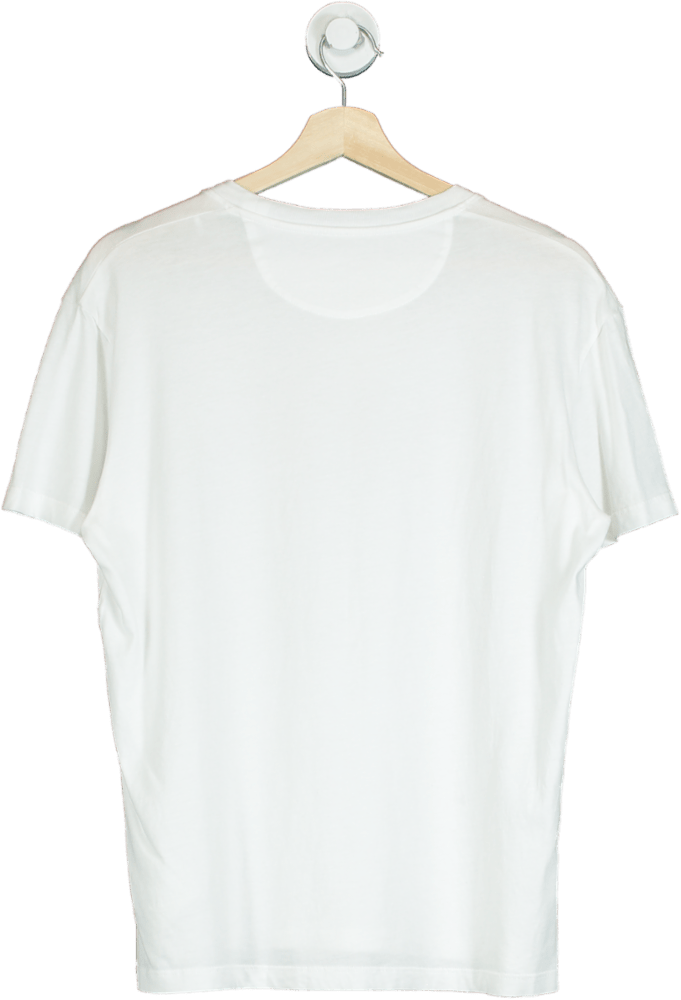 Valentino White VLTN Logo T-Shirt UK S - Reliked