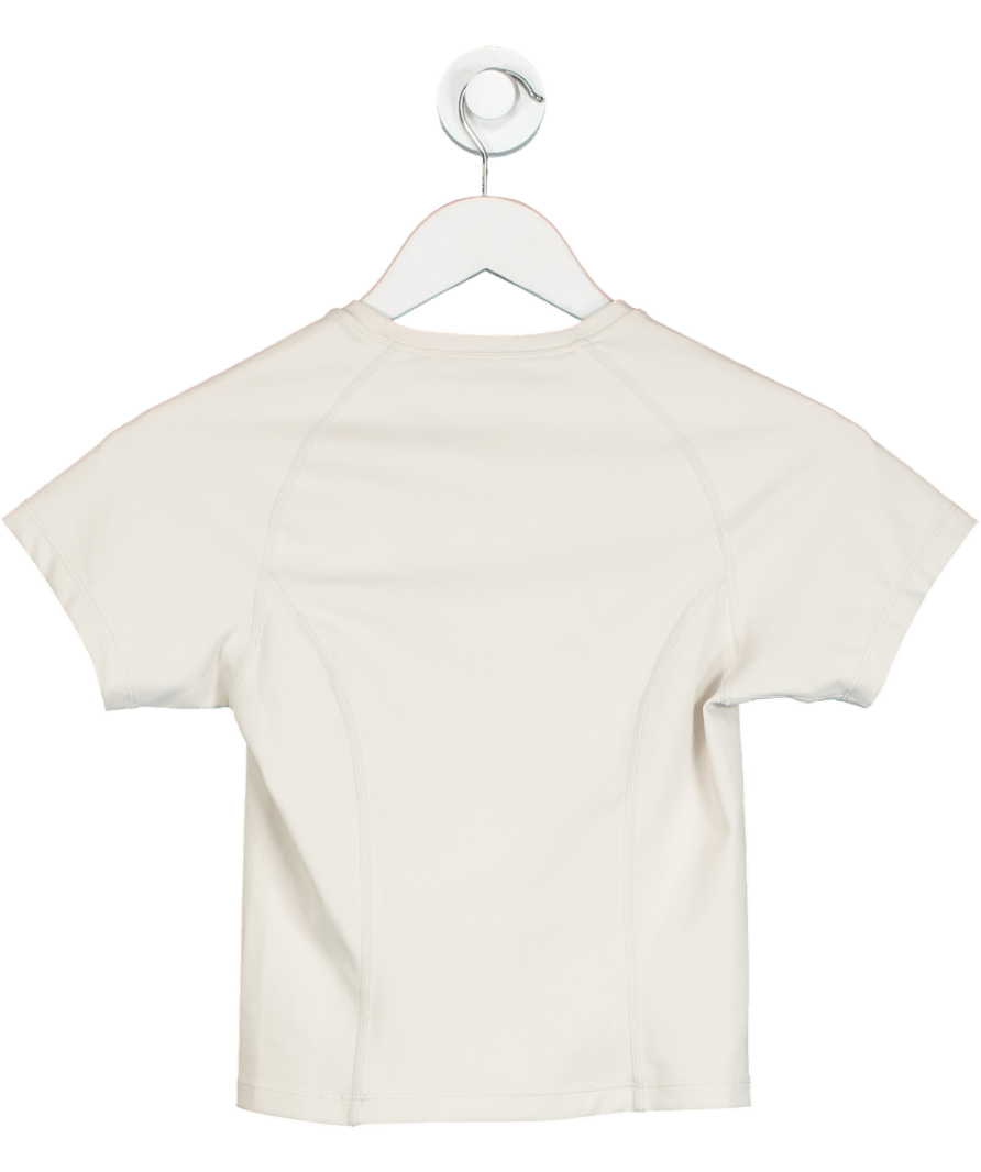 Vanquish Cream Short Sleeve Essential T-shirt UK M - Reliked