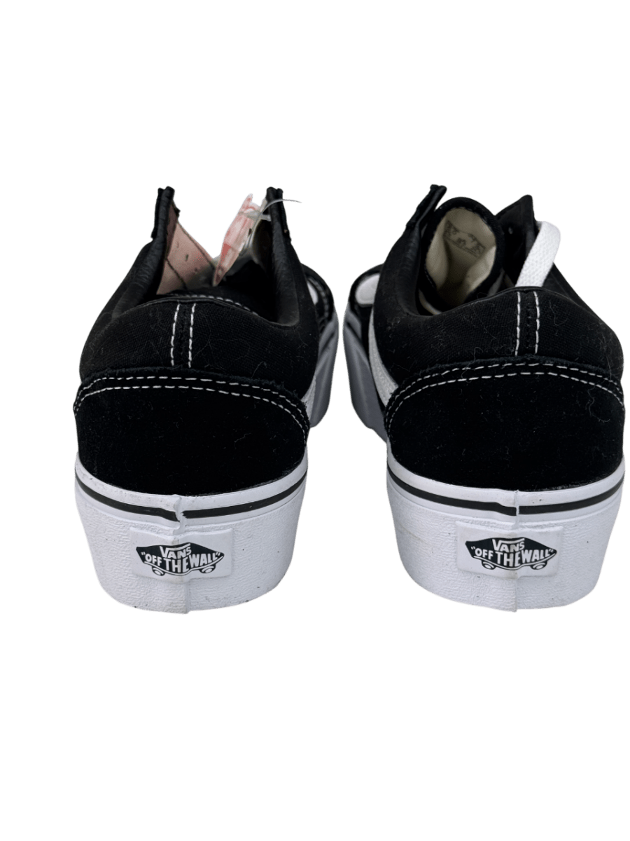 VANS Black Off The Wall Old Skool Classic Trainers UK 5 EU 38 👠 - Reliked
