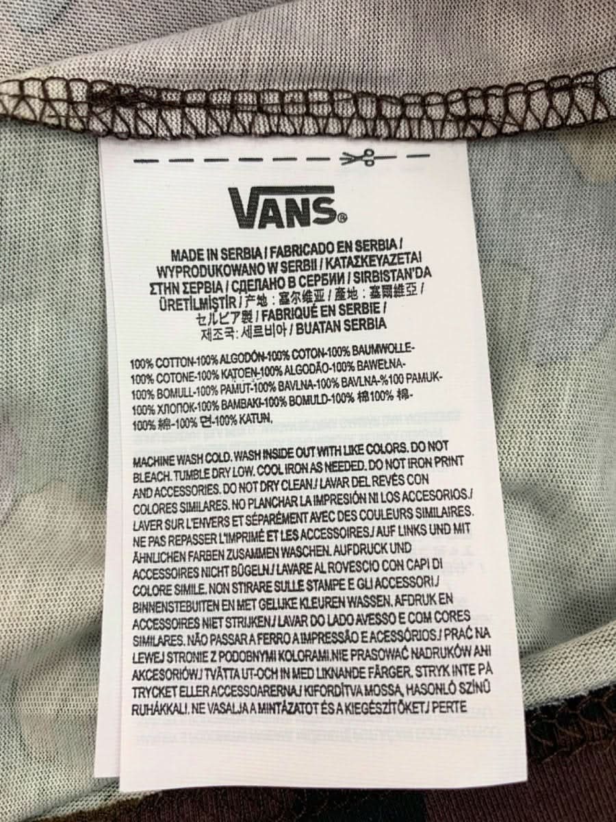 Vans Camouflage 'Off The Wall' Boys T-Shirt Medium - Reliked