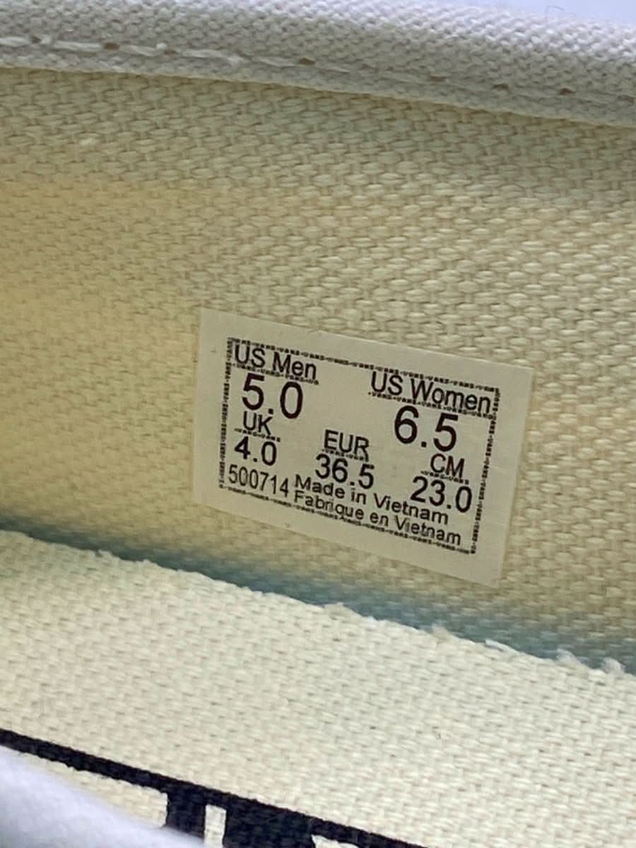 Vans White/Blue Striped Mary Jane Slip - Ons UK 4 - Reliked