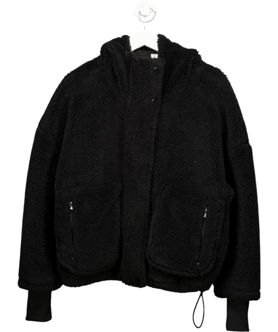Varley Black Montalvo Sherpa Jumper UK S - Reliked