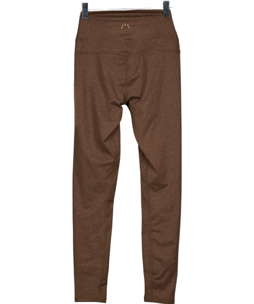 Varley Brown Always Warm High - rise Leggings UK XS - Reliked