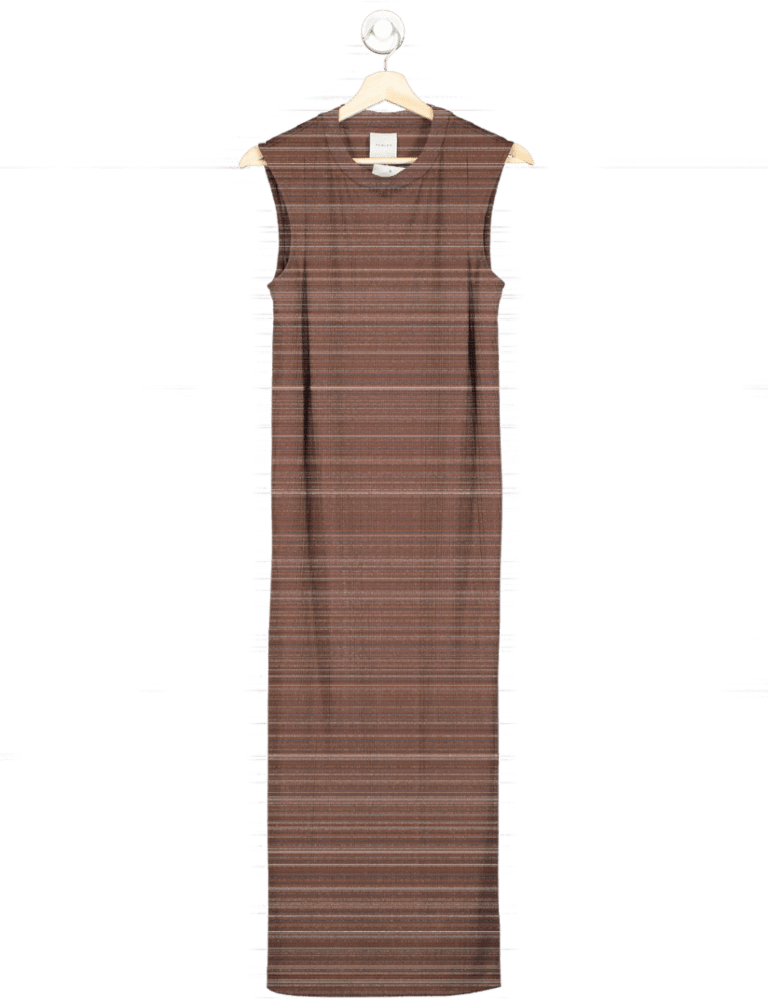 Varley Brown Kayla Midi Dress UK XS - Reliked