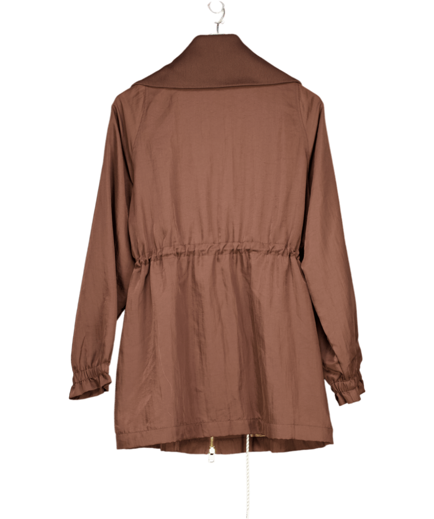 Varley Brown Shimmer Twill Alison Jacket UK M - Reliked