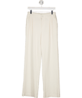 Varley Cream Aberdeen Straight - leg Corduroy Trousers UK S - Reliked
