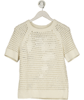 Varley Cream Alva Knit Sweater UK M - Reliked