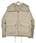 Varley Cream Roseville Down Jacket UK S - Reliked