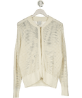 Varley Cream Ward Knit Jacket UK S - Reliked