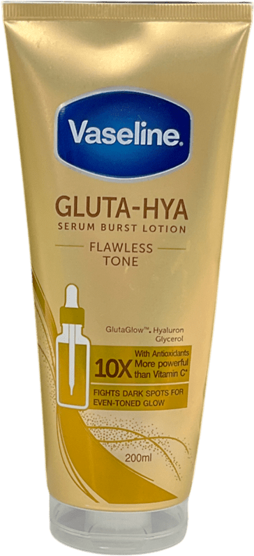 vaseline Gluta - hya Flawless Glow Serum Burst Lotion 200ml - Reliked