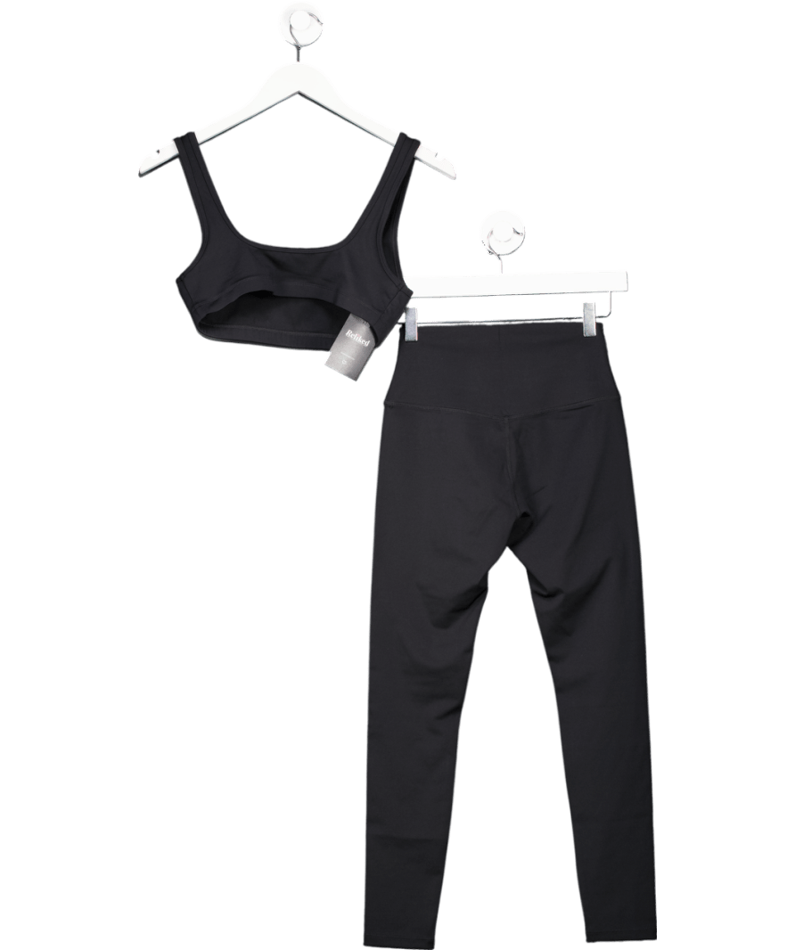 Vehla Black 2 - piece Sports Bra And Leggings Set UK M - Reliked
