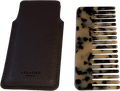 verafied Brown Hair Comb With Case One Size - Reliked