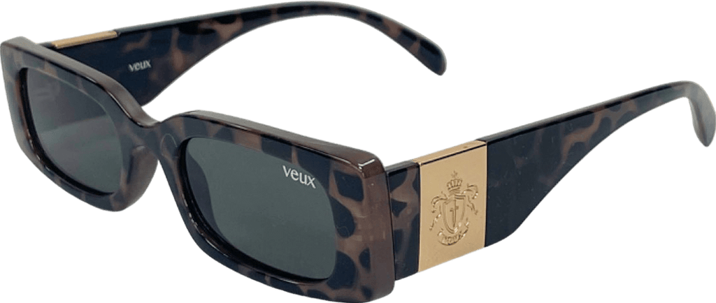 Veux Tortoise Shell Milan Sunglasses in Case - Reliked