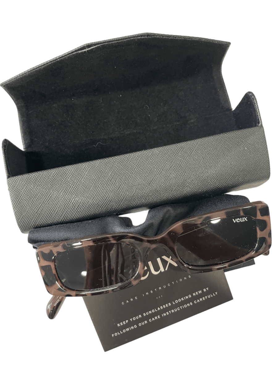 Veux Tortoise Shell Milan Sunglasses in Case - Reliked
