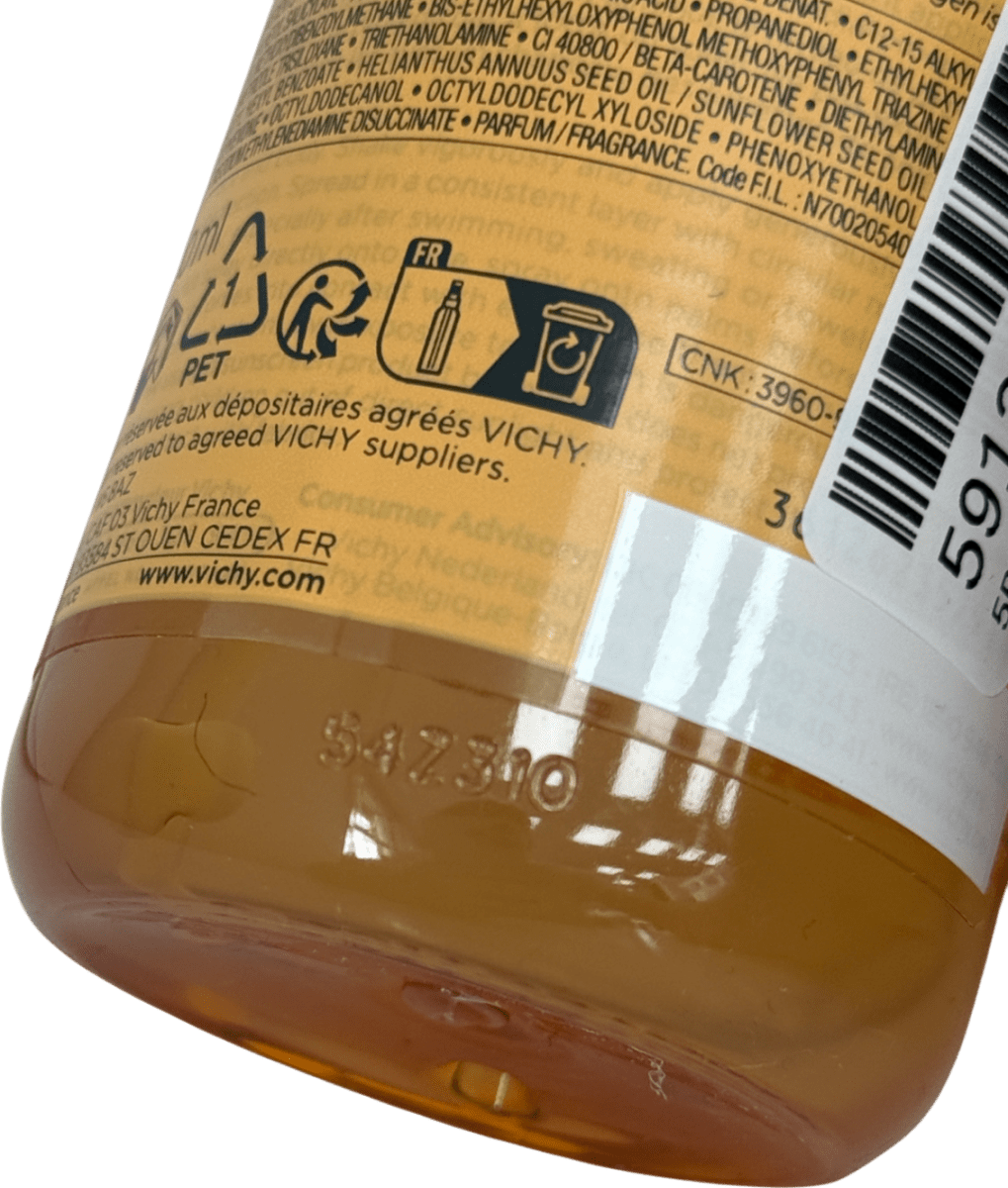 Vichy Capital Soleil Solar Protective Water Tan Enhance Spf50 200ml - Reliked