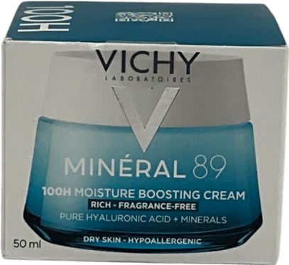 Vichy Mineral 89 100hr Moisture Boosting Rich Cream 50ml - Reliked
