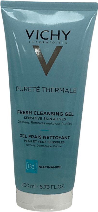 Vichy Pureté Thermale One Step Fresh Cleansing Gel For Sensitive Skin And Eyes 200ml - Reliked